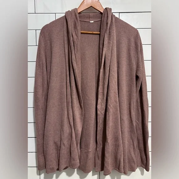 Lululemon Sundown Sweater Wrap Soft Sand M - Picture 5 of 7